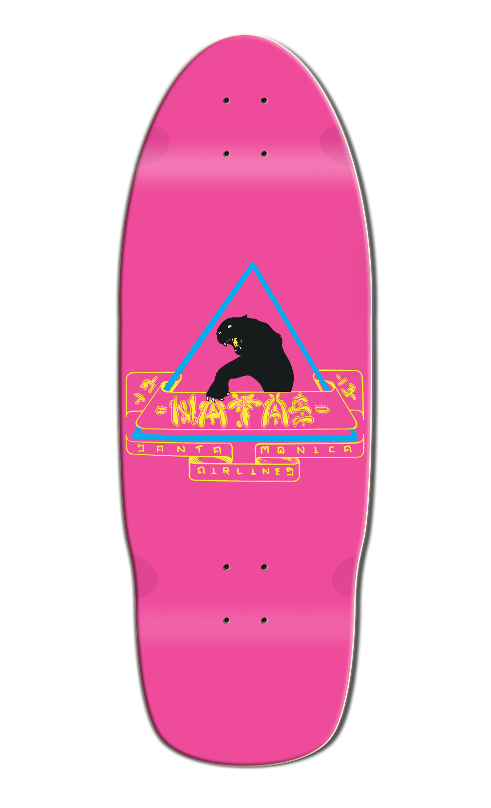 SMA Natas Kaupas 1st Edition Panther PINK 10" Skateboard Deck