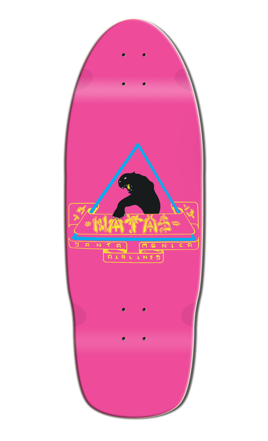 SMA Natas Kaupas 1st Edition Panther PINK 10" Skateboard Deck