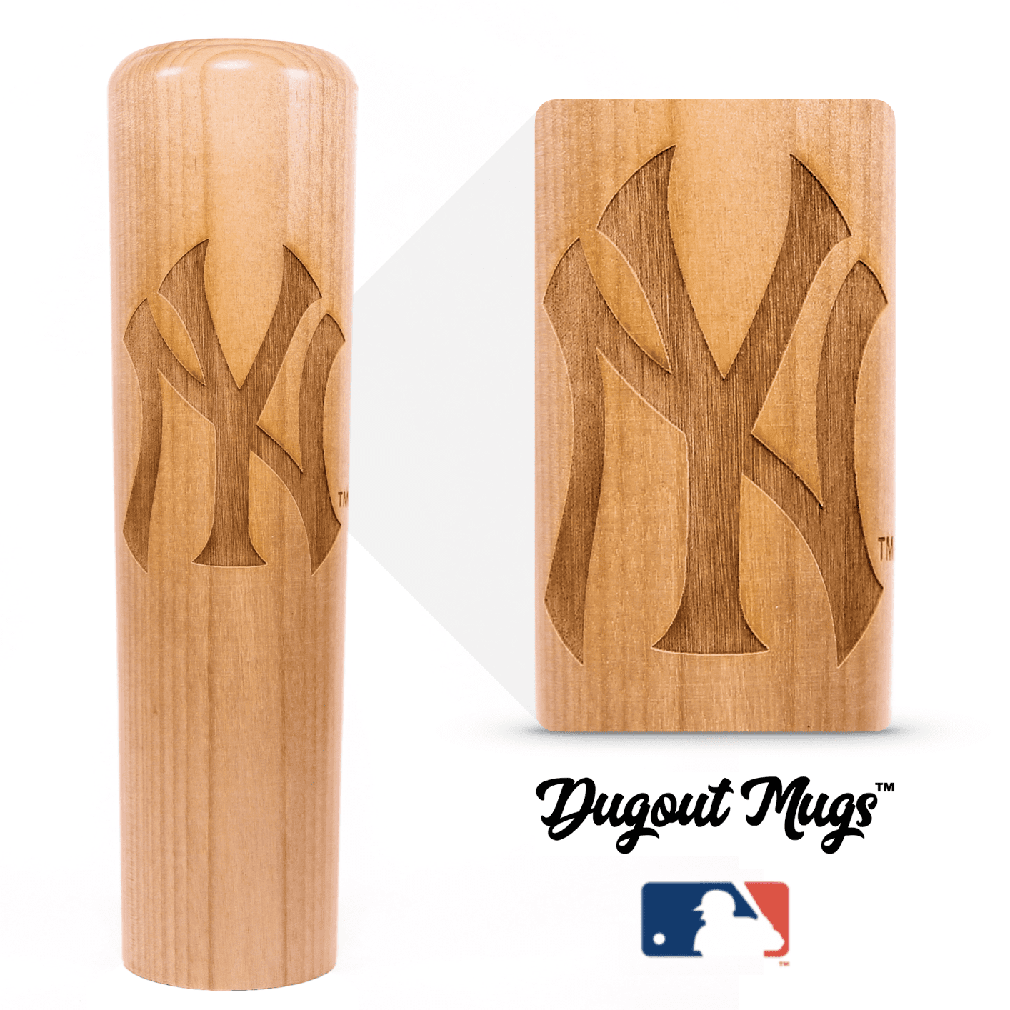 New York Yankees "NY" Dugout Mug® | Baseball Bat Mug