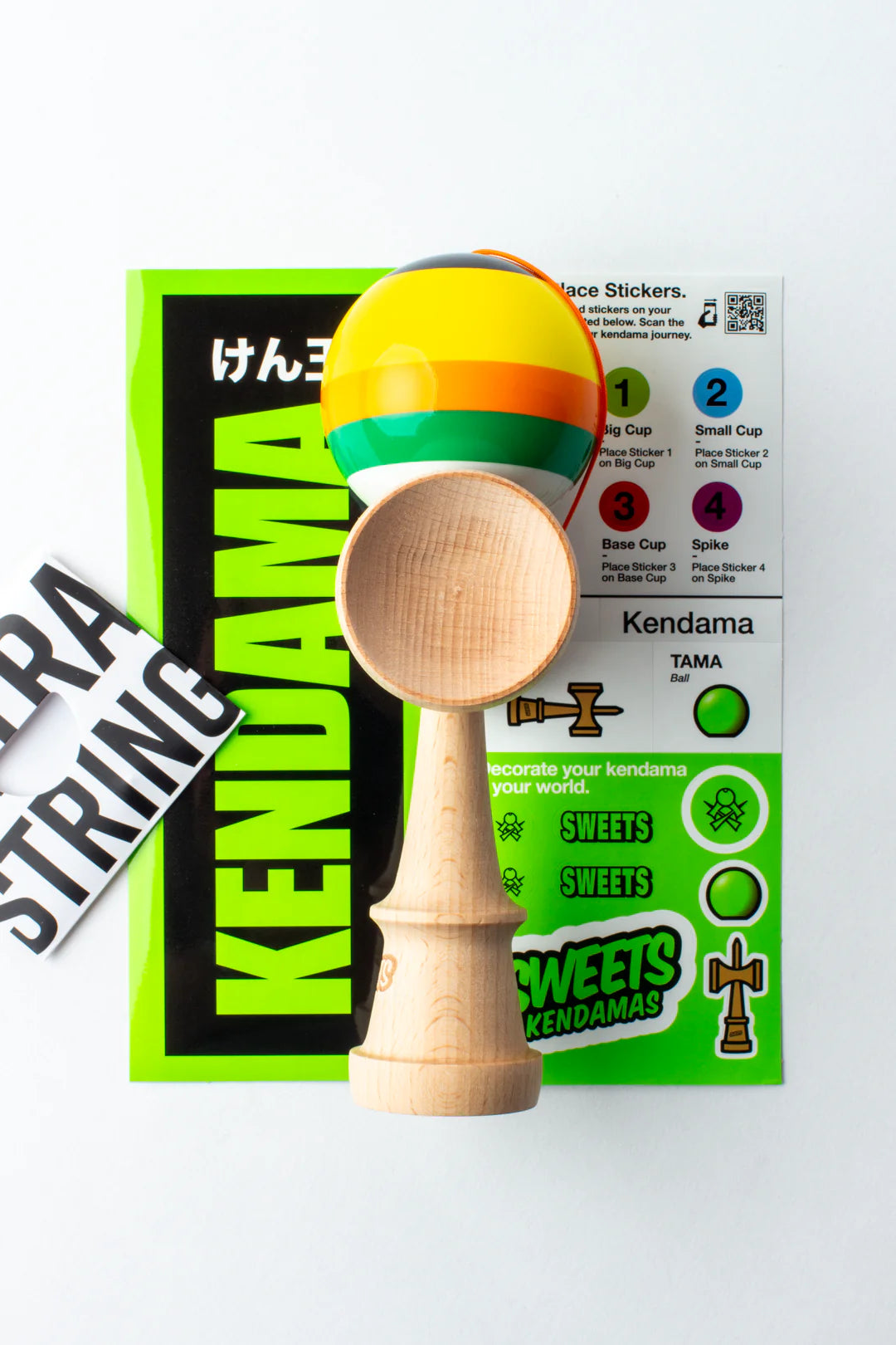 Classic 5 Stripe - Poncho - Sweets Kendamas - Sticky Clear