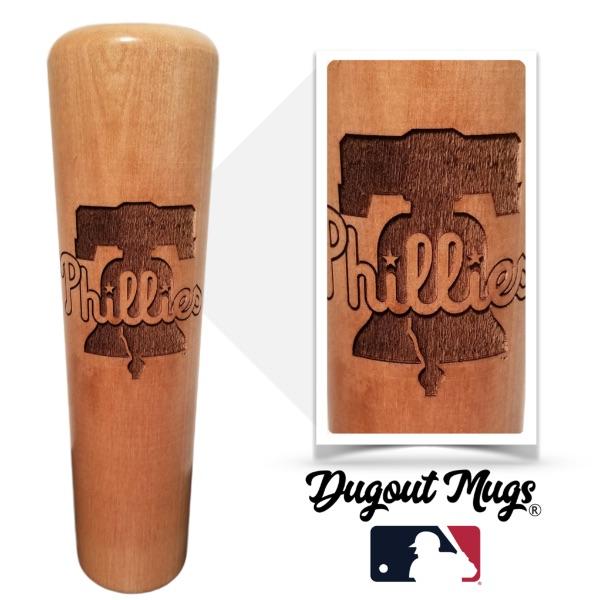 Philadelphia Phillies Dugout Mug® | Baseball Bat Mug