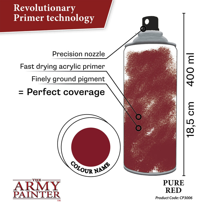 Army Painter Colour Primer: Pure Red