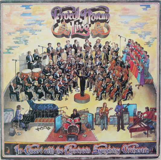 Procol Harum – Live - In Concert With The Edmonton Symphony Orchestra Vinyl LP Record *USED 1972 RELEASE*