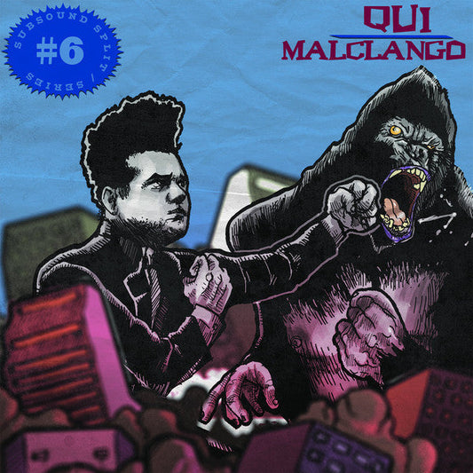 Qui / MalClango – Subsound Split Series #6 Blue Color 180G Vinyl LP Record *Italian Import*