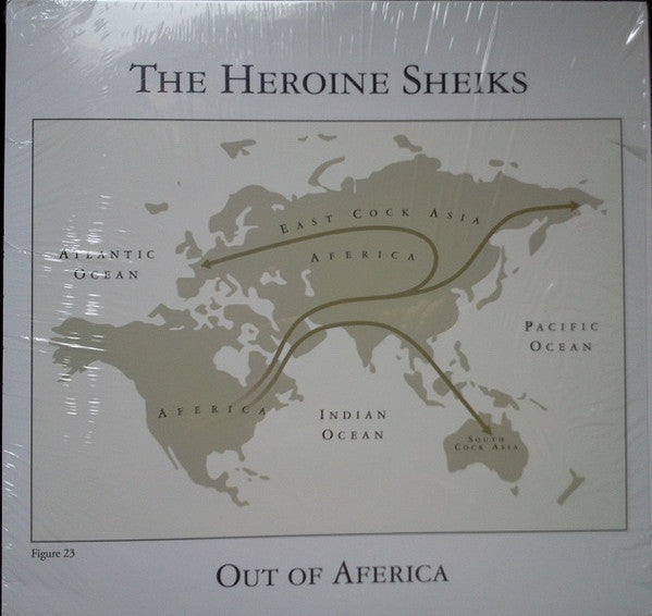 Heroine Sheiks, The - Out Of Aferica Gold Color Vinyl LP Record + 7" Flexi