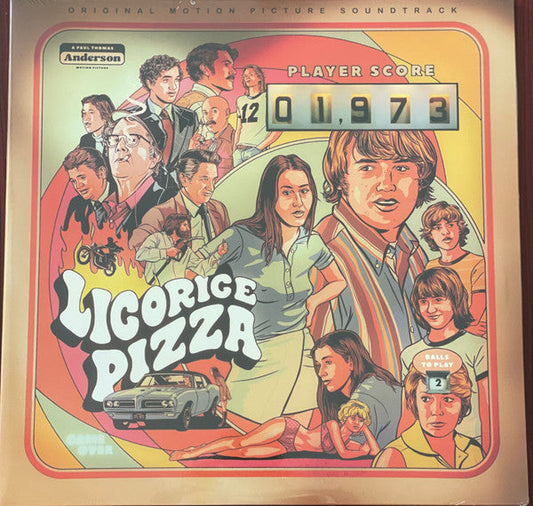 Soundtrack - Licorice Pizza OST Red Color 2xLP Vinyl LP Record