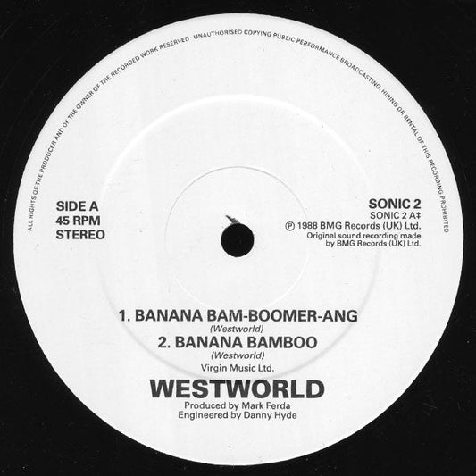 Westworld - Banana Bam-Boomer-Ang Vinyl LP Record *USED 1988 RELEASE*