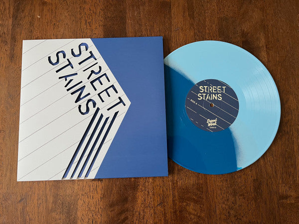 Street Stains - Street Stains Blue/Light Blue Split Color 10" Vinyl LP Record