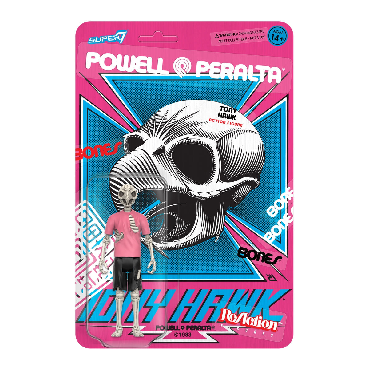 Super7 x Powell Peralta Tony Hawk Wave 2 ReAction Figure