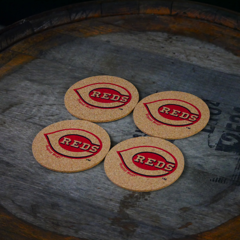 Cincinnati Reds Dugout Mugs® Cork Coasters