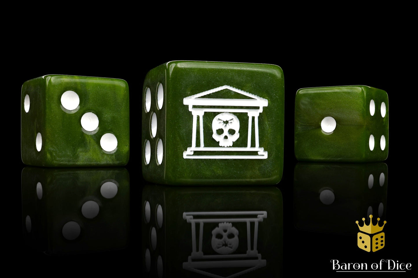 Military Gate Dice - Military Green