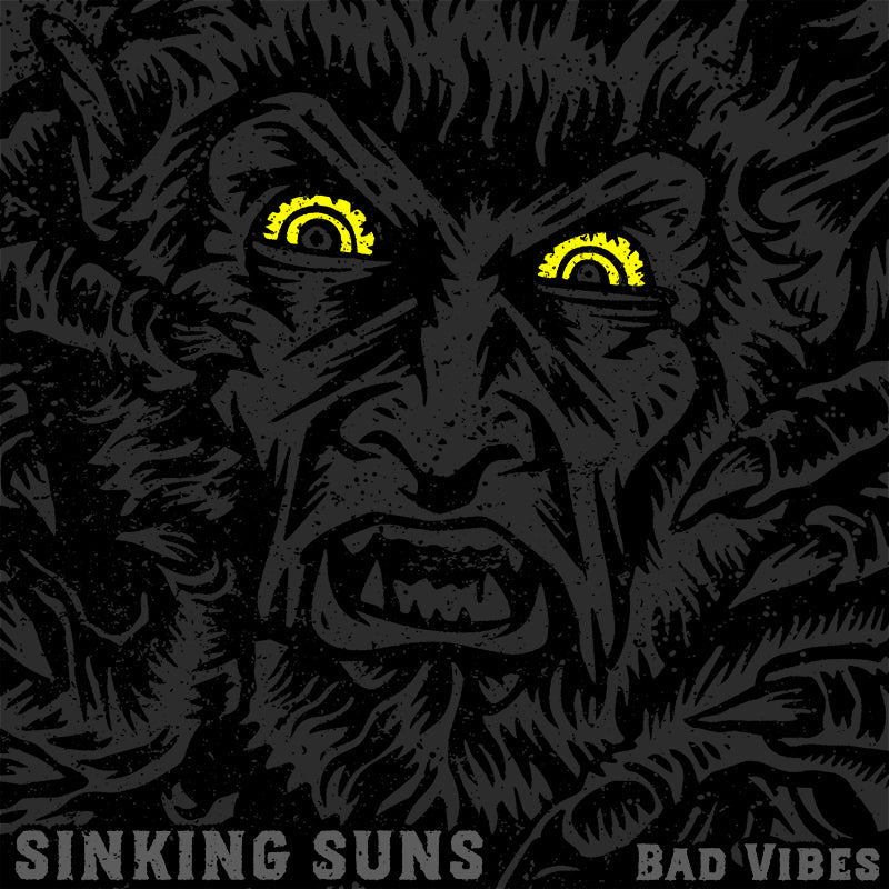 Sinking Suns - Bad Vibes Gray Marbled Color Vinyl LP Record