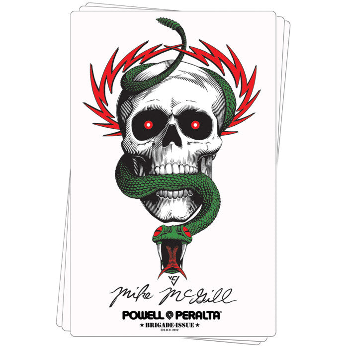 Powell Peralta Mike McGill Skull & Snake Bones Brigade® Sticker