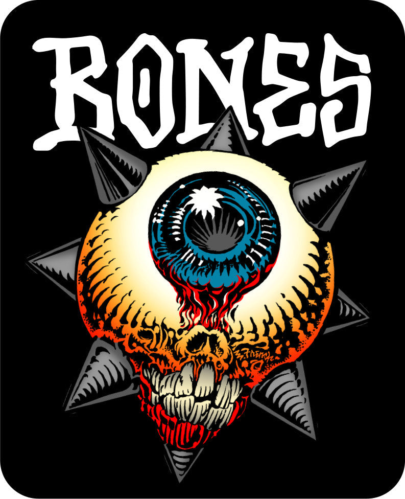 BONES WHEELS Iron Sun Sticker