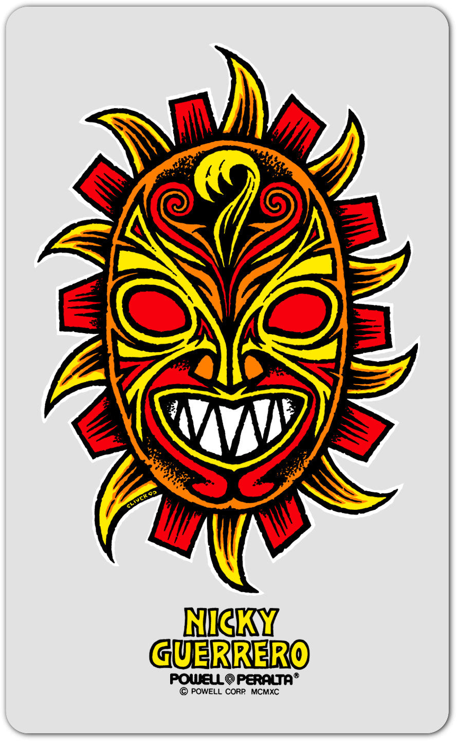 Powell Peralta Nicky Guerrero Mask 4.75" Skateboard Sticker