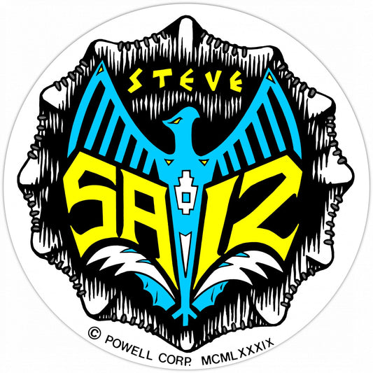 Powell Peralta Steve Saiz Totem 3.25" Skateboard Sticker