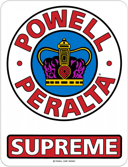 Powell Peralta Supreme OG Skateboard Sticker