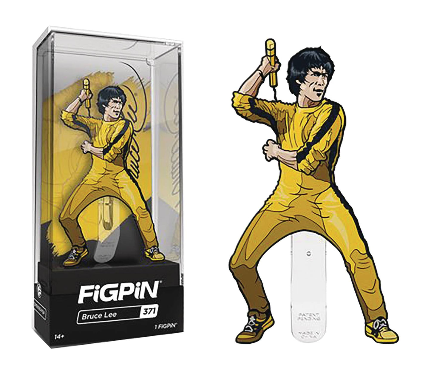 FIGPIN BRUCE LEE YELLOW SUIT PIN