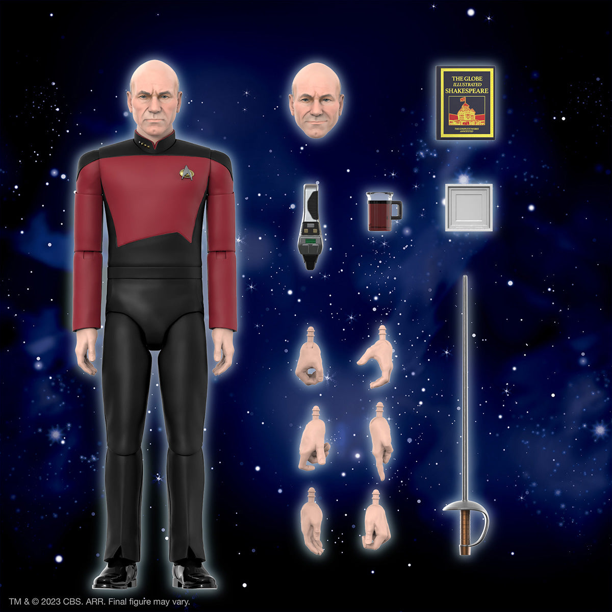 Star Trek The Next Generation Ultimates W2 Captain Picard Action Figure