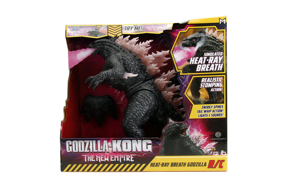 Godzilla x Kong: The New Empire  Heat Ray Breath Godzilla R/C by Jada Toys  