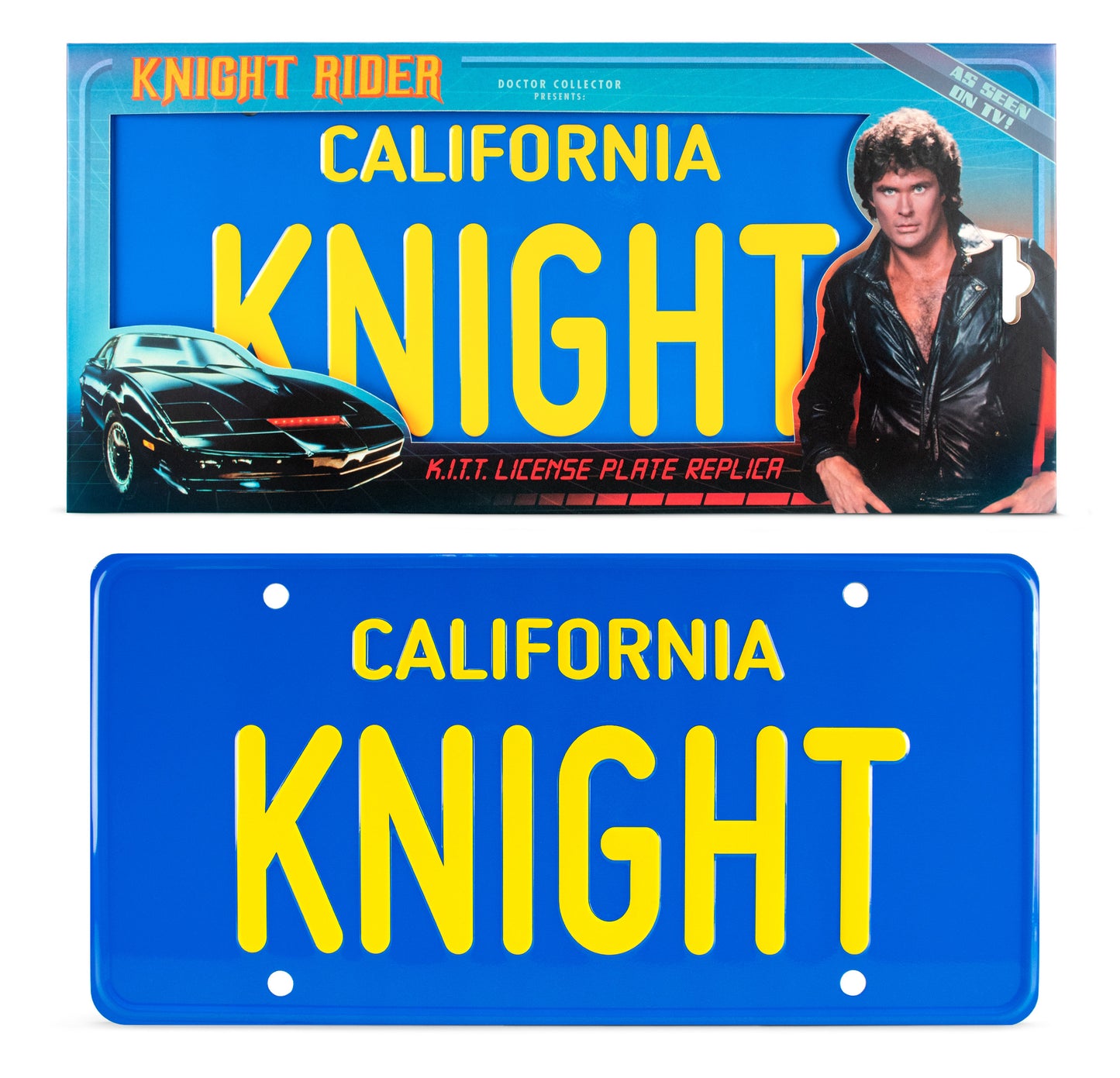 Knight Rider KITT License Plate Replica - In Stock!