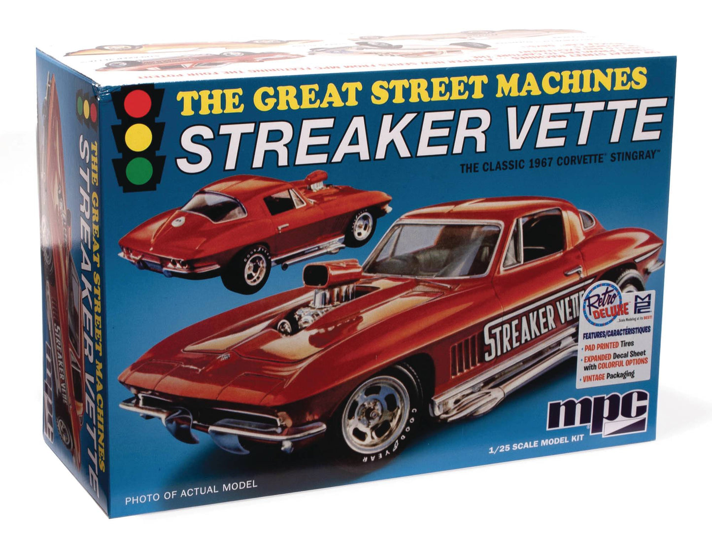 MPC 1967 Corvette Stingray Streaker 1/25 Scale Plastic Model Kit