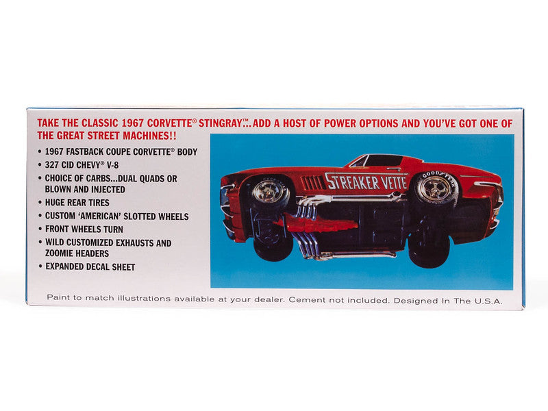 MPC 1967 Corvette Stingray Streaker 1/25 Scale Plastic Model Kit