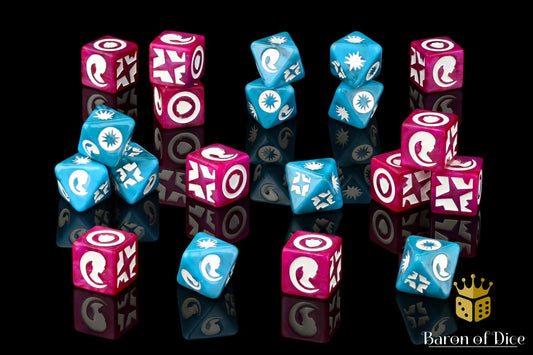 Alien Head Galactic Skirmish Dice - Set of 20