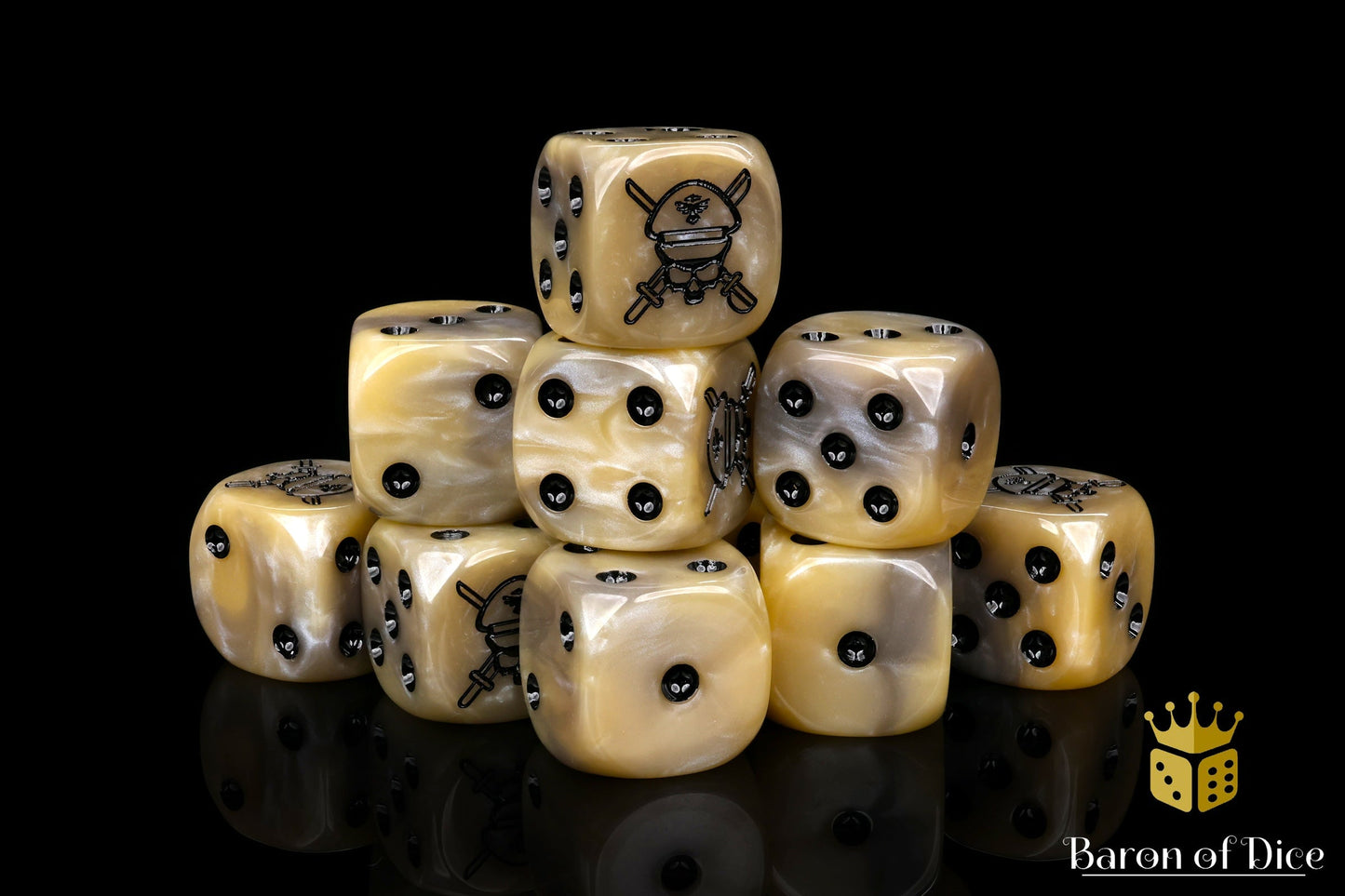 Military Sergeant Dice - Desert