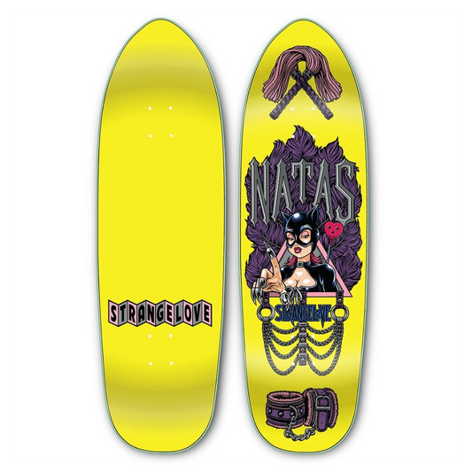 STRANGELOVE NATAS KAUPAS 10" YELLOW SKATEBOARD DECK