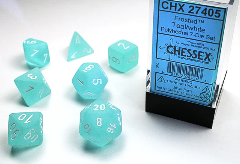 Chessex: Frosted Polyhedral Dice Set