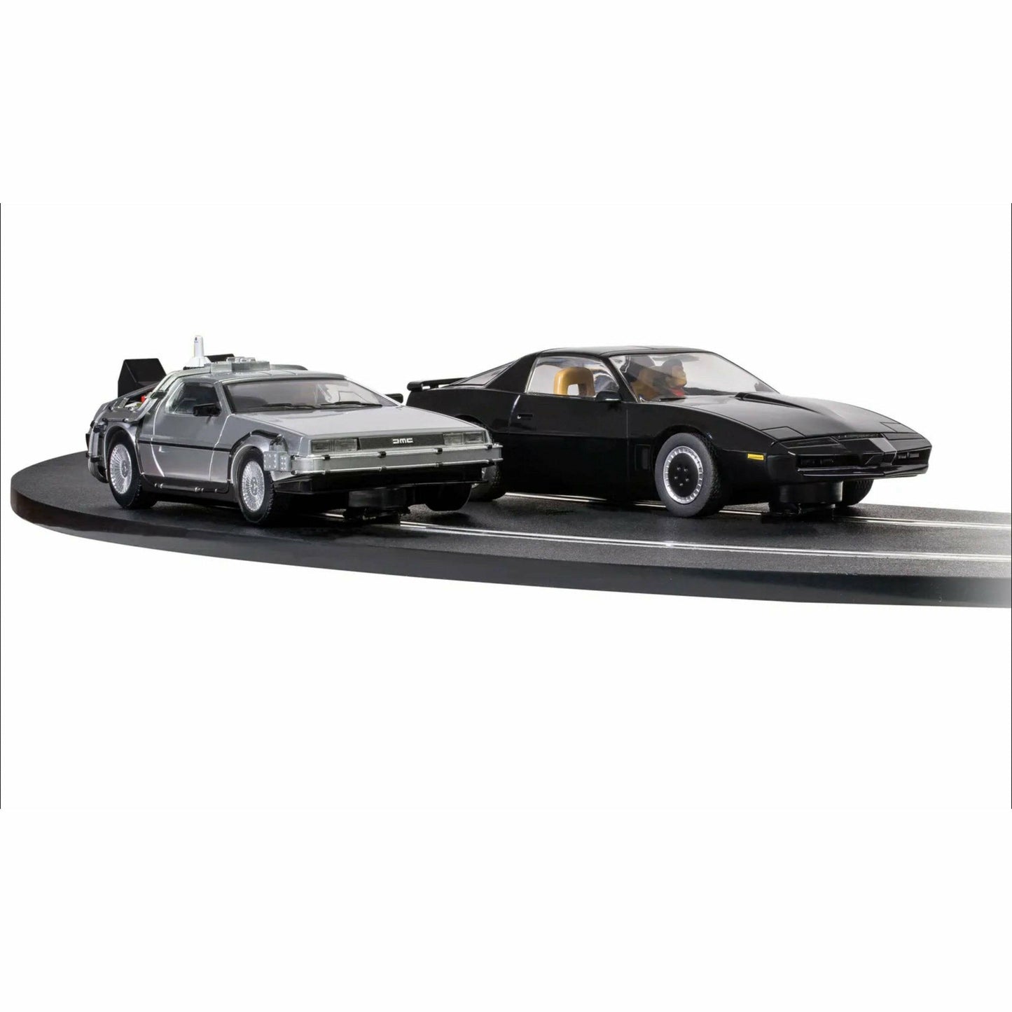 Scalextric 1980's TV - Back to the Future vs Knight Rider 1:32 scale slot car race set