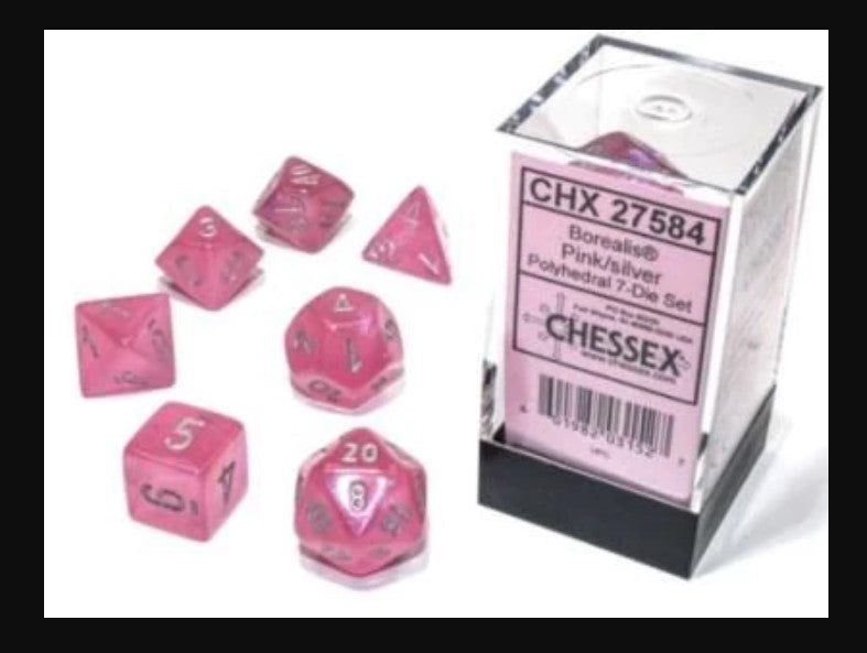 Chessex: Polyhedral Borealis Dice sets