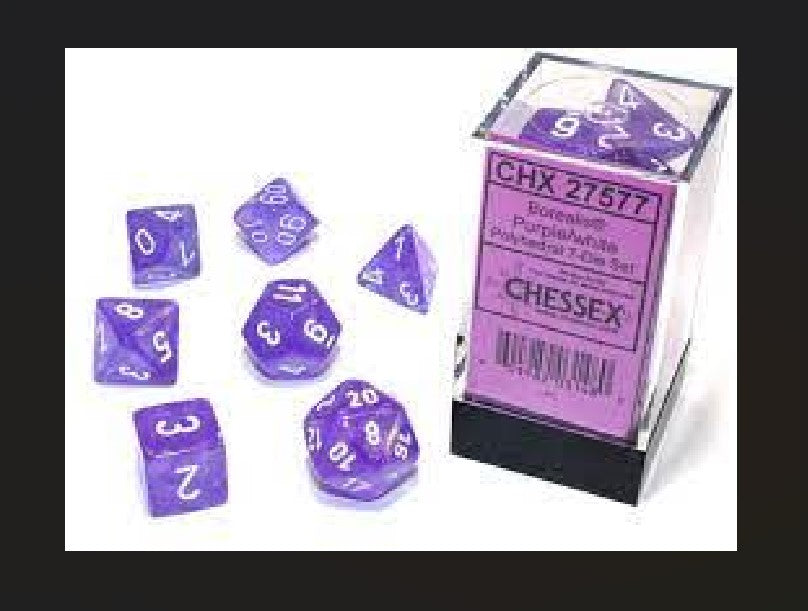 Chessex: Polyhedral Borealis Dice sets