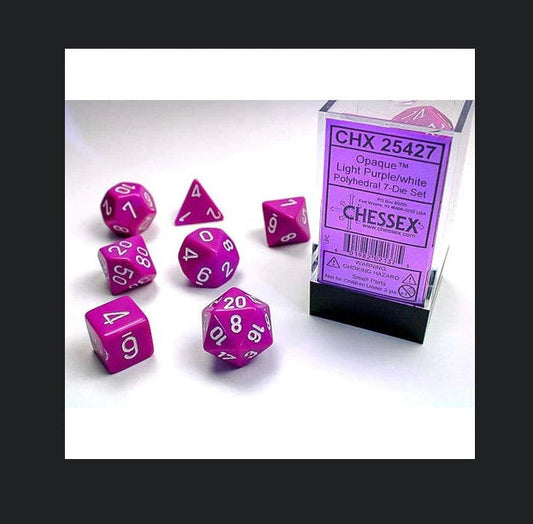 Chessex: Opaque Polyhedral Dice Set