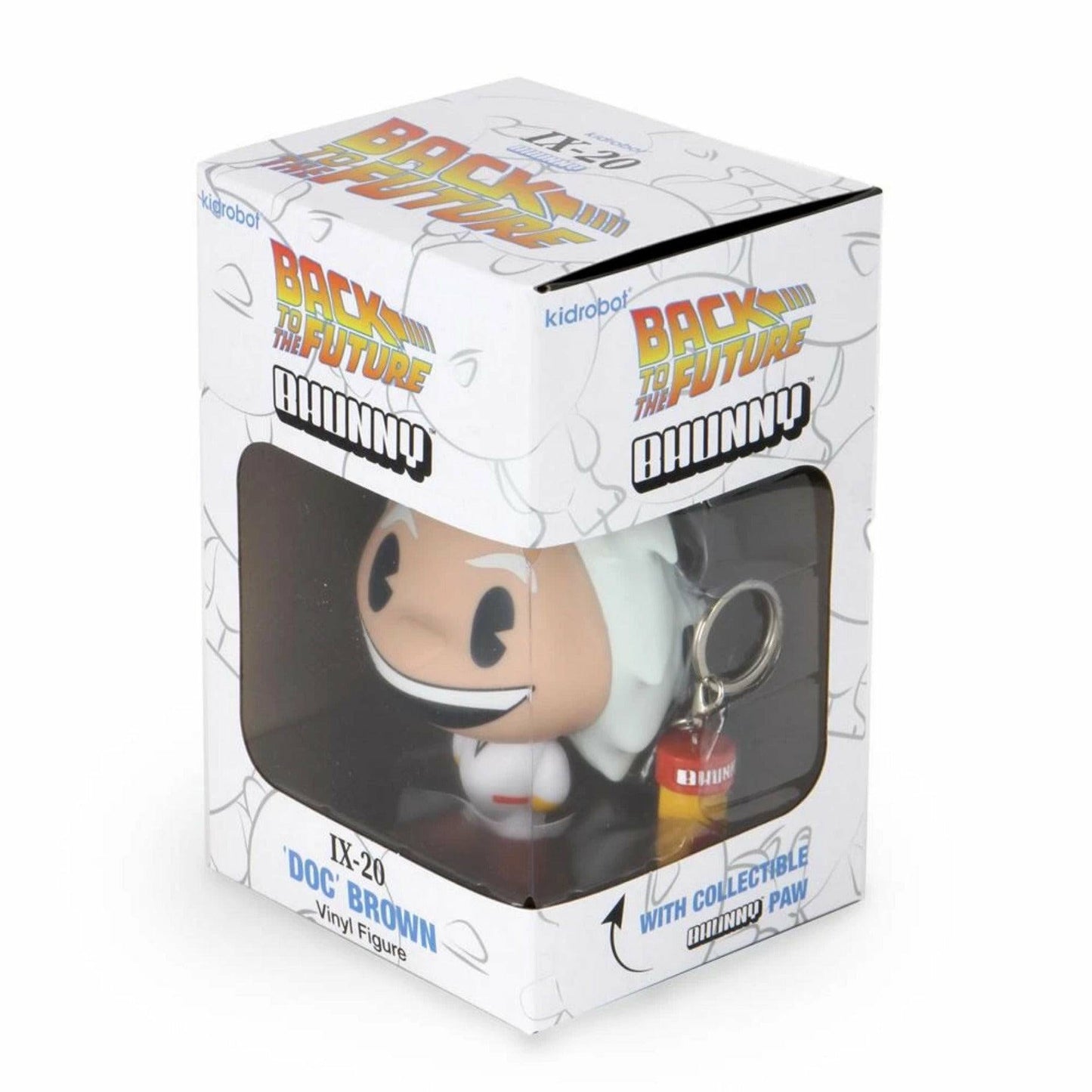 Back to the Future 4" Bhunny Stylized Vinyl Figure by Kidrobot - Doc Brown