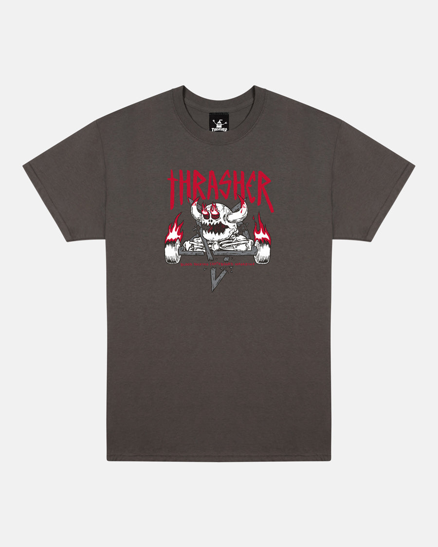 THRASHER X TOY MACHINE "MONSTER-GRAM" T-SHIRT