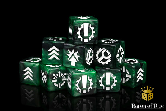 Green Battle Fleet Dice