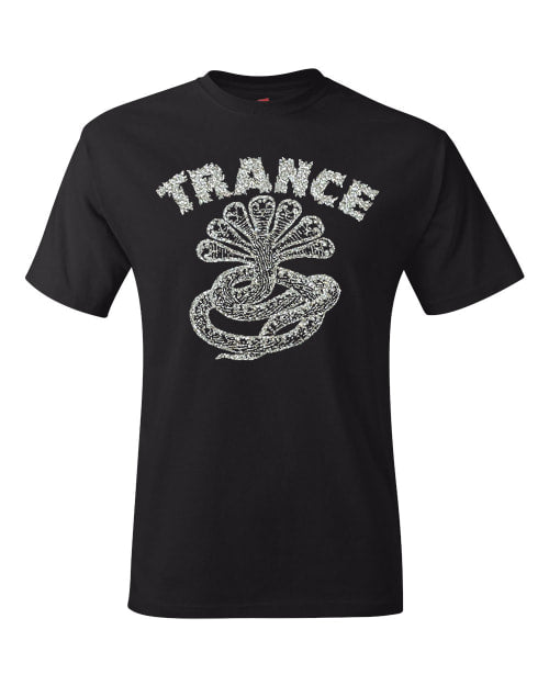 Trance Syndicate Records "Logo" Silver Ink T-Shirt