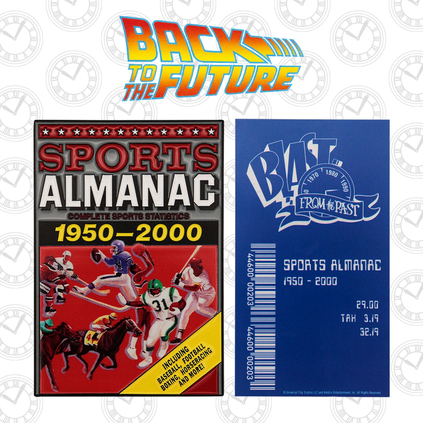 Back to the Future Part II Limited Edition Sports Almanac Ingot