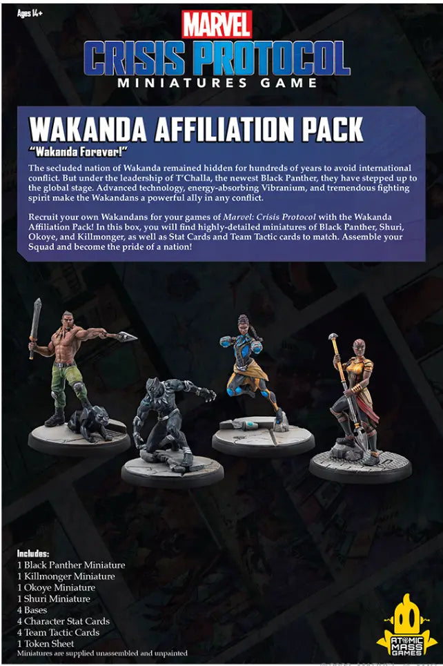 Marvel Crisis Protocol - Wakanda Affiliation Pack