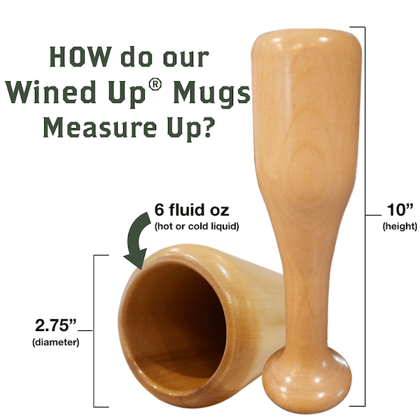 Washington Nationals Wined Up® | Baseball Bat Wine Mug