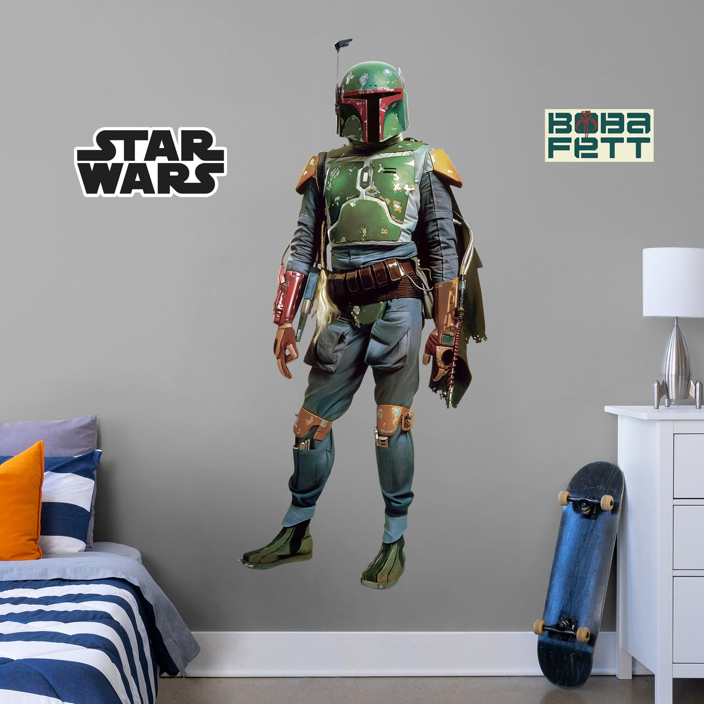 Boba Fett   - Officially Licensed Star Wars Removable Wall Decal