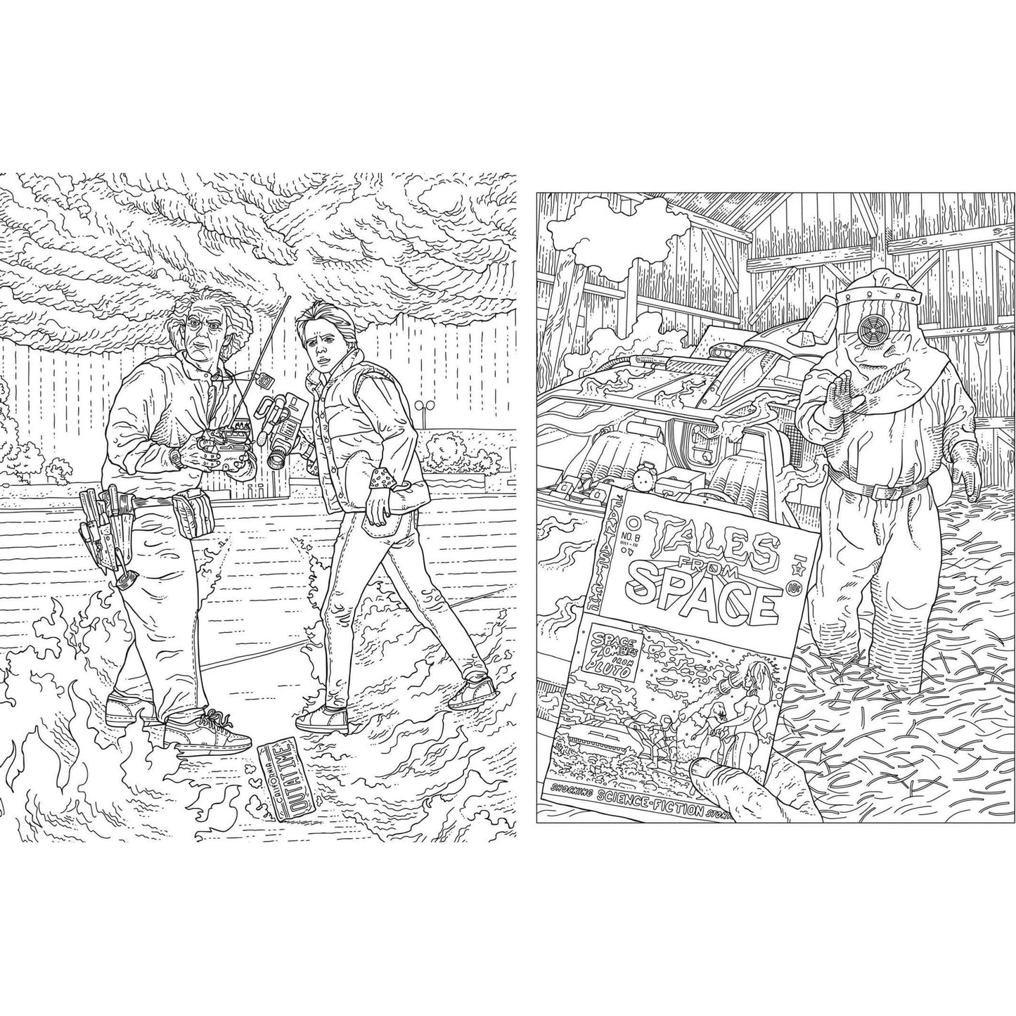 'Back to the Future: The Official Coloring Book'