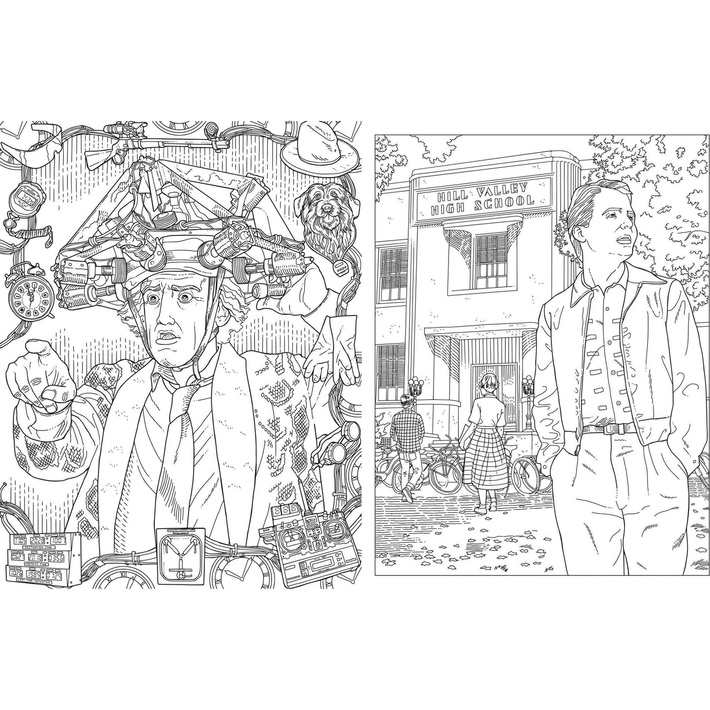 'Back to the Future: The Official Coloring Book'