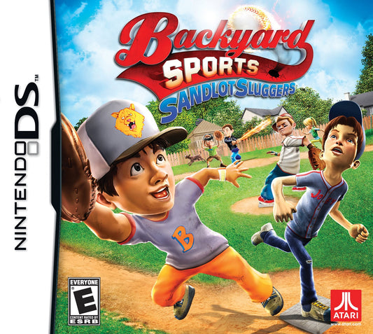 Backyard Sports Sandlot Sluggers - Nintendo DS - Complete in Box Preowned Game