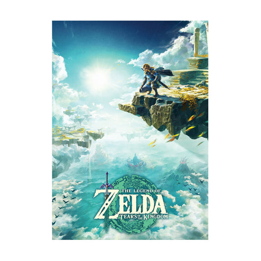 Zelda: Tears of the Kingdom: Link Poster        - Officially Licensed Nintendo Removable     Adhesive Decal