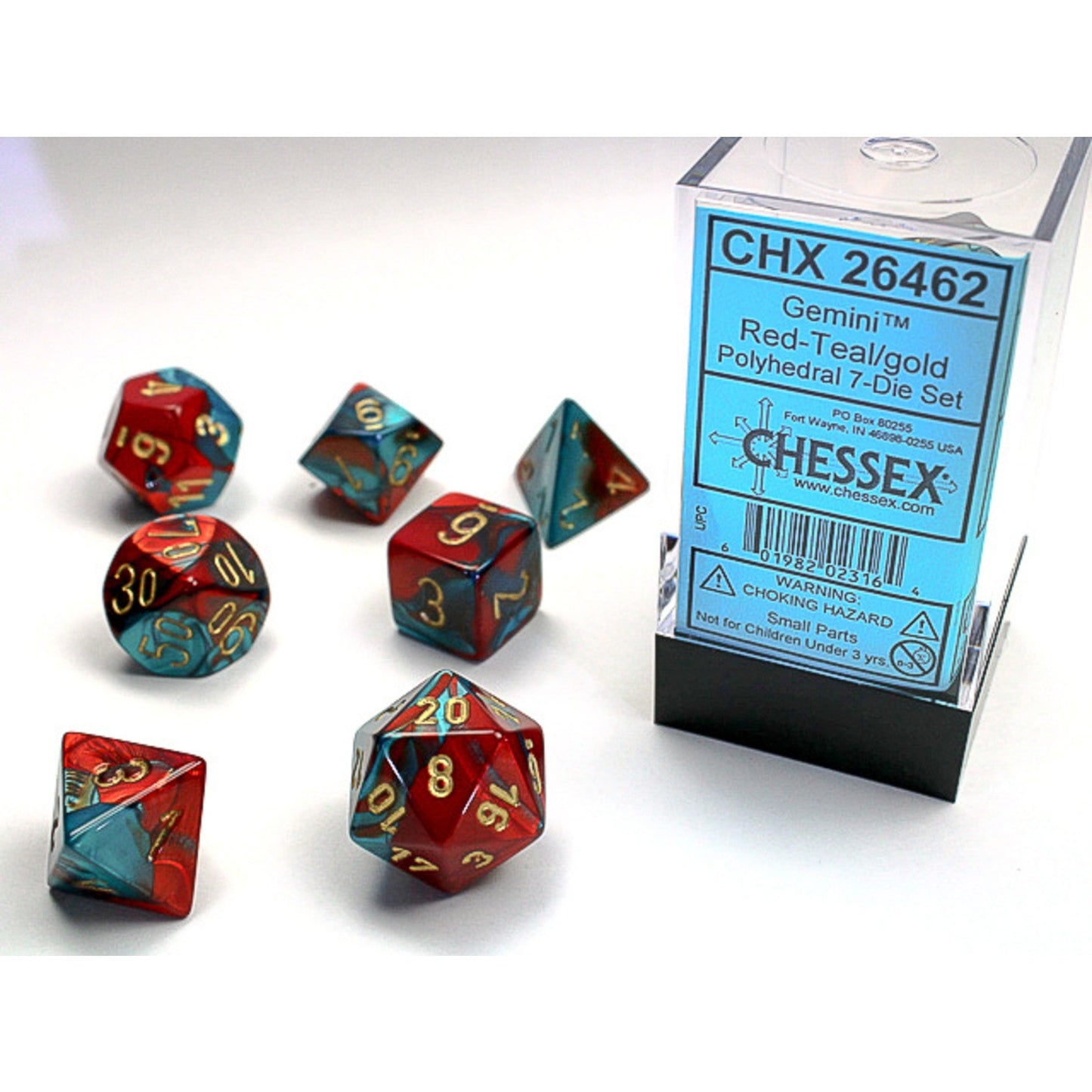 CHESSEX: POLYHEDRAL Gemini DICE SETS