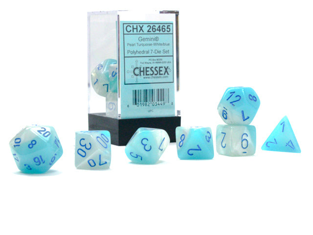 CHESSEX: POLYHEDRAL Gemini DICE SETS