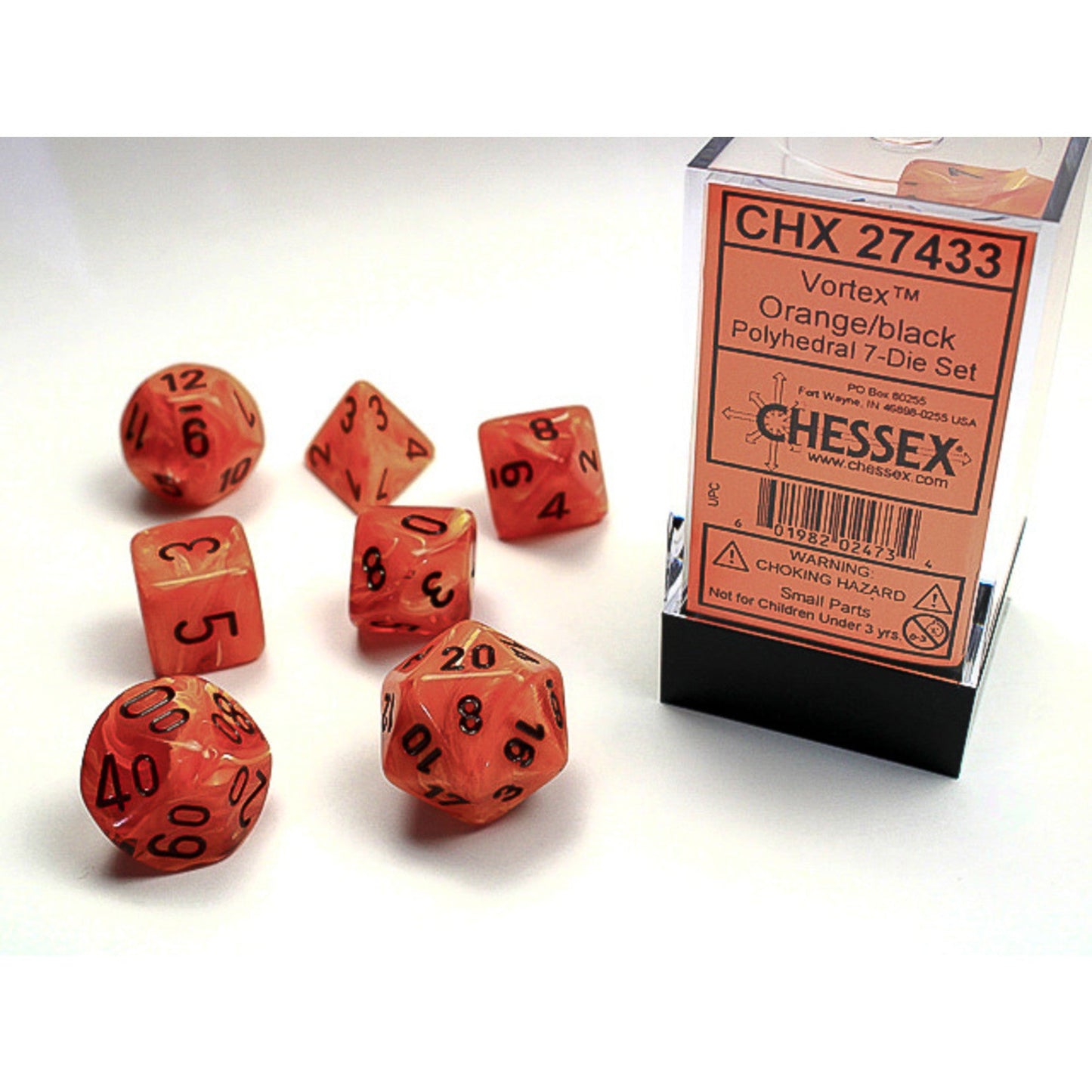 CHESSEX: POLYHEDRAL Vortex DICE SETS